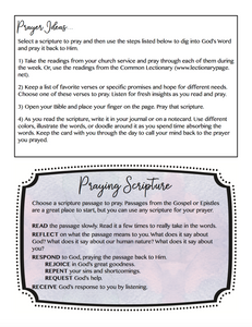 The Prayer Toolbox (printed booklet add-on)