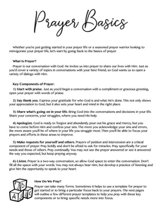 The Prayer Toolbox (printed booklet add-on)