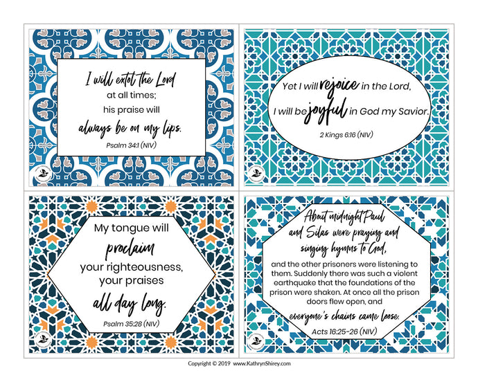 Surrounded - Scripture and Prayer Cards